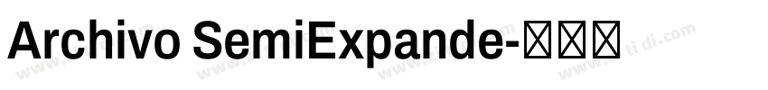 Archivo SemiExpande字体转换